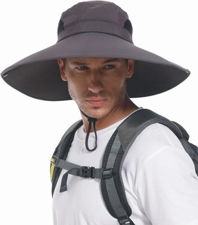 for Men & Women Ultra Wide Brim hat UPF50  Waterproof Sun hat Suitable for Fishing Hiking Camping & etc