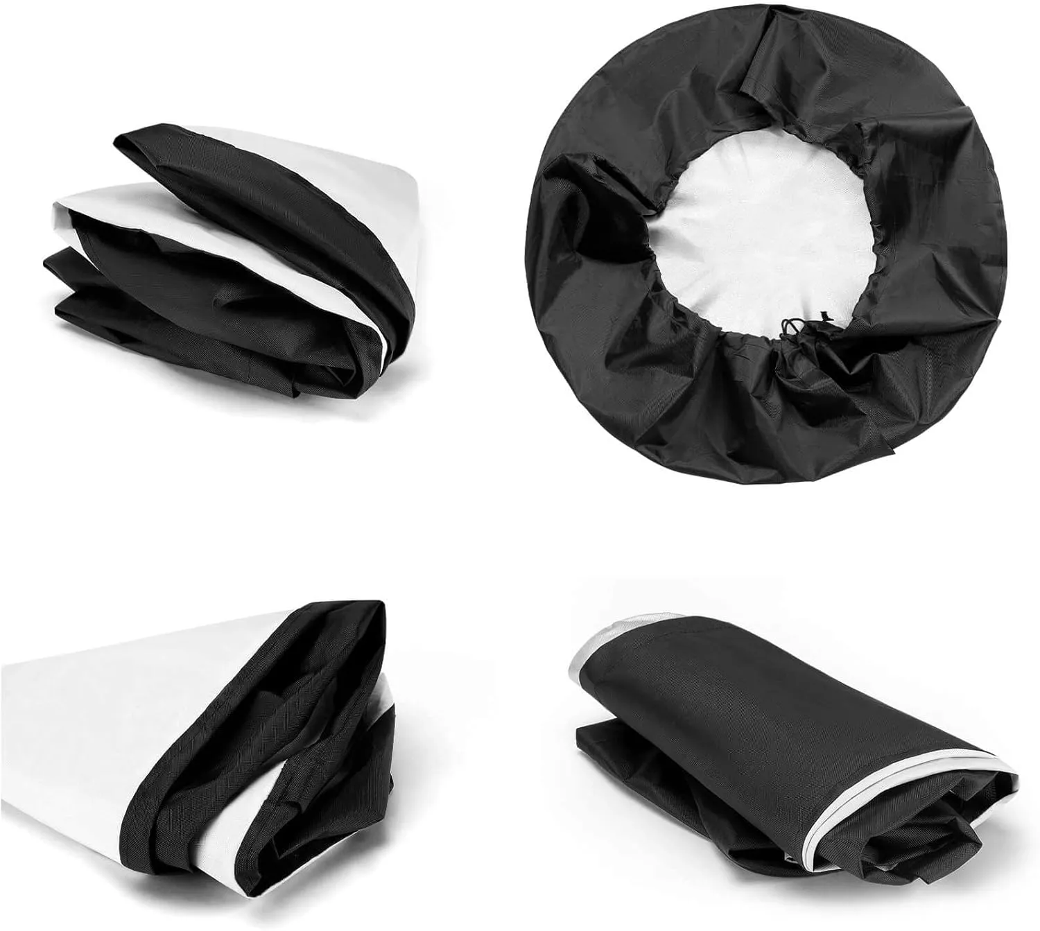 Foruidea Smoke Skull Spare Tire Cover Wheel Tire Cover Fit Trailer, RV, SUV and Many Vehicle 18inch