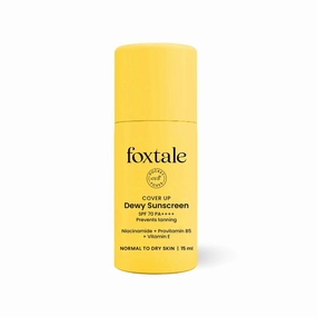 FoxxTale Niacinamide Dewy Sunscreen For All Skin Type Spf 70 Pa     | No White Cast | Non Greasy | Anti-Tan Formula | For Spot Depigmentation | Men & Women | 15 Ml