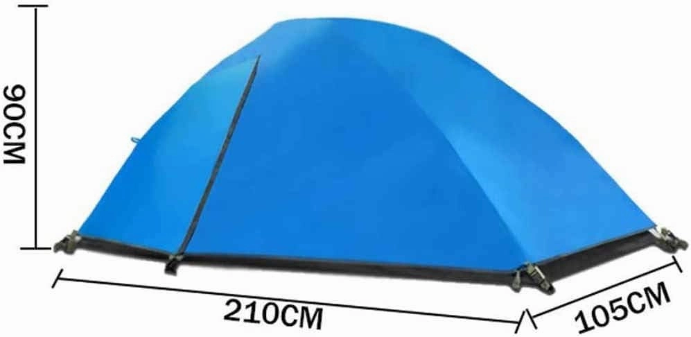 Fully Automatic Double Tent,Layer Waterproof Sunscreen Tent Outdoor Individual Four Seasons Ultralight Family Tent,Blue