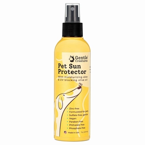 Gentle Creatures Dog Sunscreen - SPF 30  With Skin Moisturizing Vitamin E and Olive Oil - No Zinc Oxide Safe for All Dogs and Cats - Dog Beach Accessories, Dog Camping Gear, Sunscreen for White Dogs
