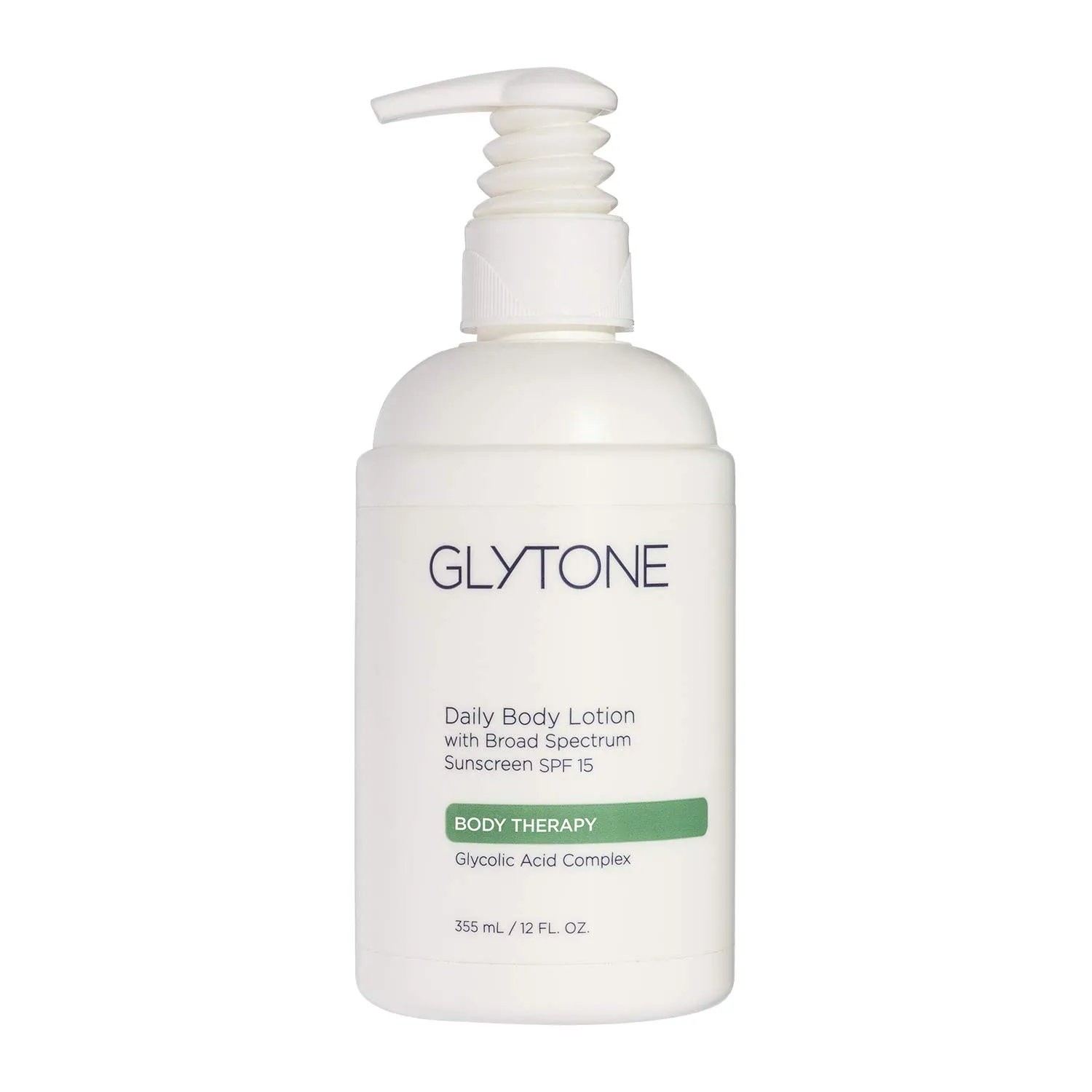 Glytone Daily Body Lotion with SPF 15–Broad Spectrum Sunscreen Moisturizer for Face & Body –Spf lotion with Glycolic acid & Shea Butter, Sensitive Skin sun screen, Gives Non greasy Sun Protection 12oz