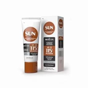 GT Sun Tint SPF 115|India's First Sunscreen with the Highest SPF|Matte-finish|Full Spectrum 12-Hour Protection|Reduces Pigmentation|Zero White Cast|Hypoallergenic and Paraben-free|50g