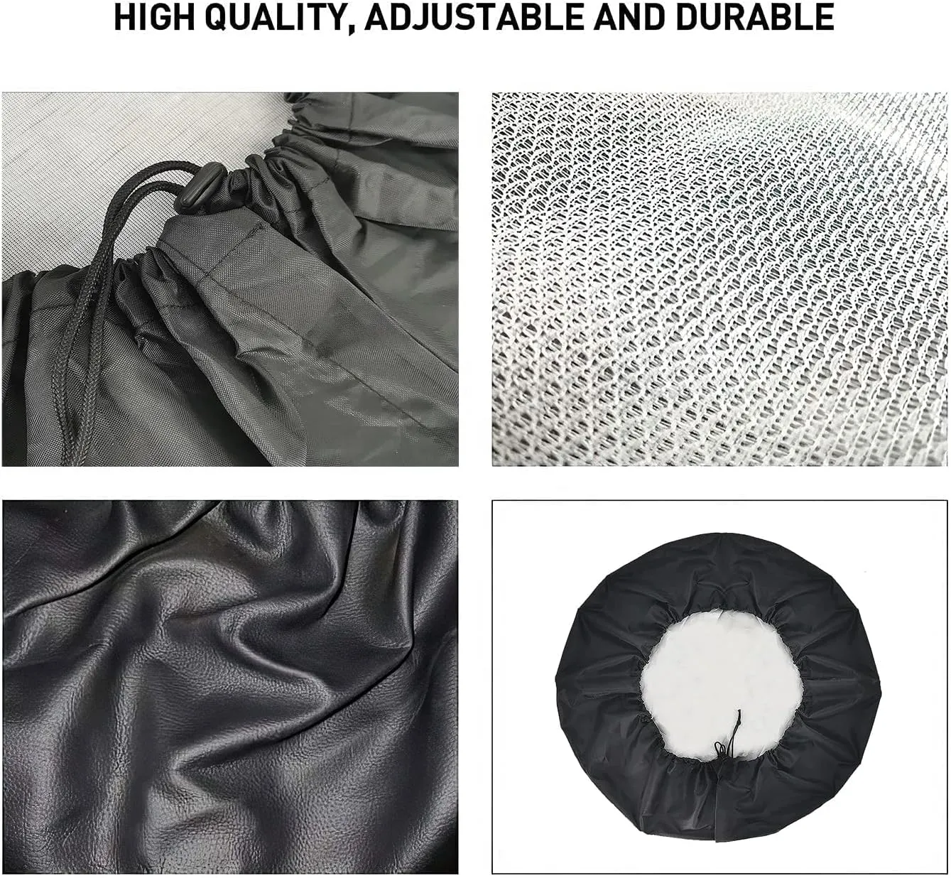 Hand Drawn Crown with Queen Spare Tire Cover PVC Leather Wheel Protectors Dust-Proof Wheel Tire Cover Fit Trailer, Rv, SUV and Many Vehicle 17 Inch
