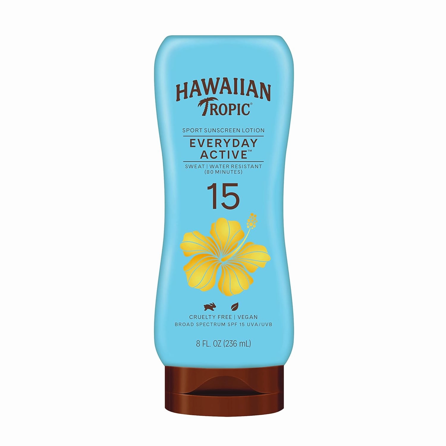 Hawaiian Tropic and Banana Boat Sunscreen Bundle with SPF 15 Lotion and SPF 50 Lip Balm Twin Pack