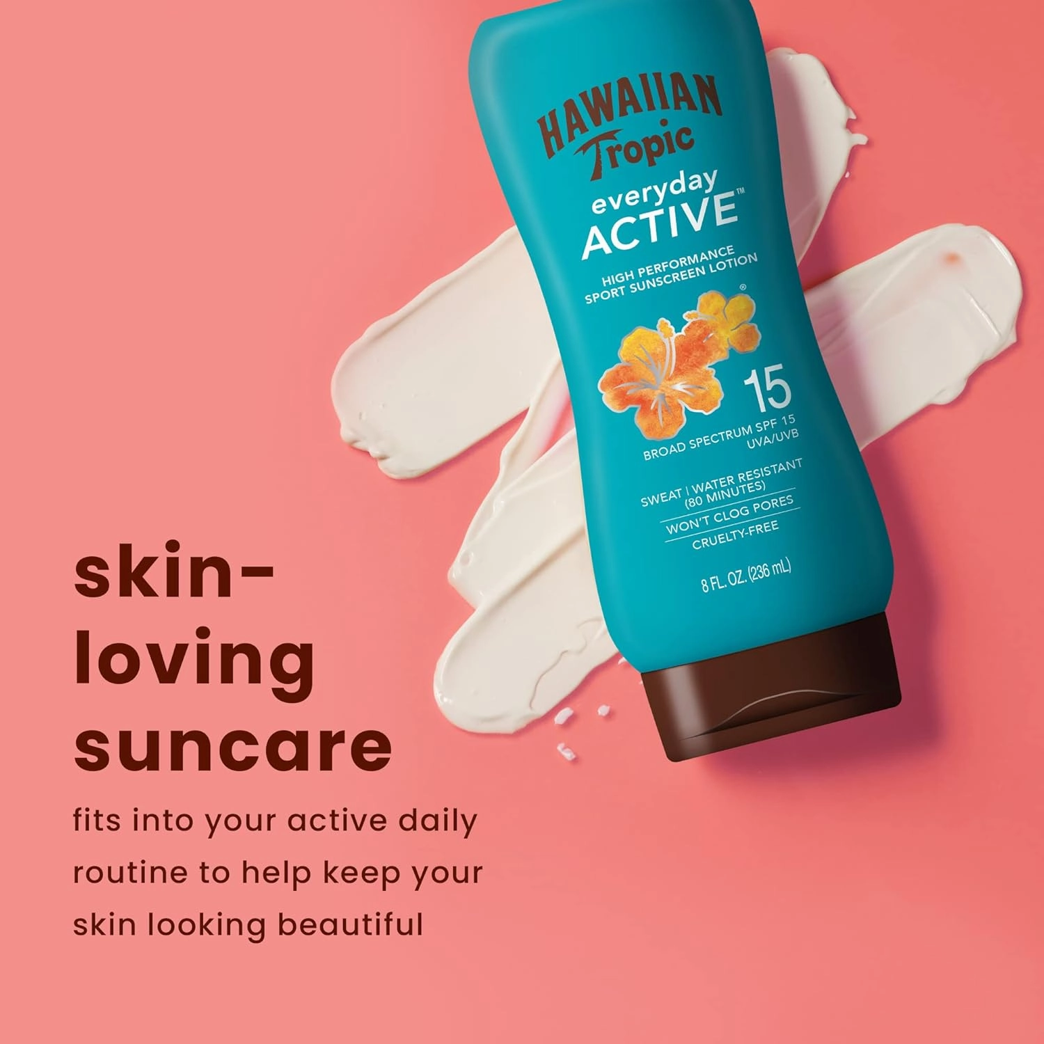 Hawaiian Tropic and Banana Boat Sunscreen Bundle with SPF 15 Lotion and SPF 50 Lip Balm Twin Pack