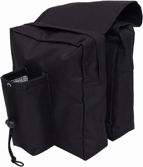 Healifty Large Capacity Bike Bag Double Side Frame Storage Pouch for Mountain Biking Camping Durable Oxford with Easy Install Remove Design for Towel Sunglasses