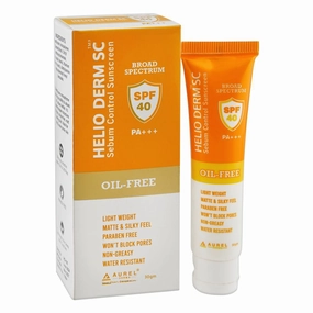 Helio Derm Sc Sebum Control Sunscreen, Oil Free, SPF 40, PA   , Waterproof, 30g