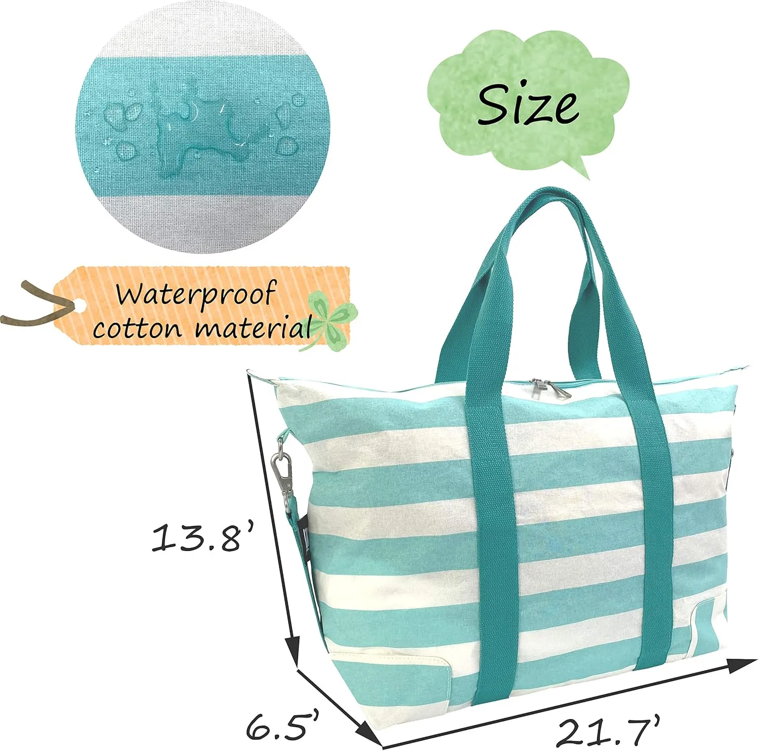 Hibala Canvas Beach bag Travel bag,Weekender Carry On for Women,Sports Gym Bag,Workout Duffel Bag,Overnight Shoulder Bag