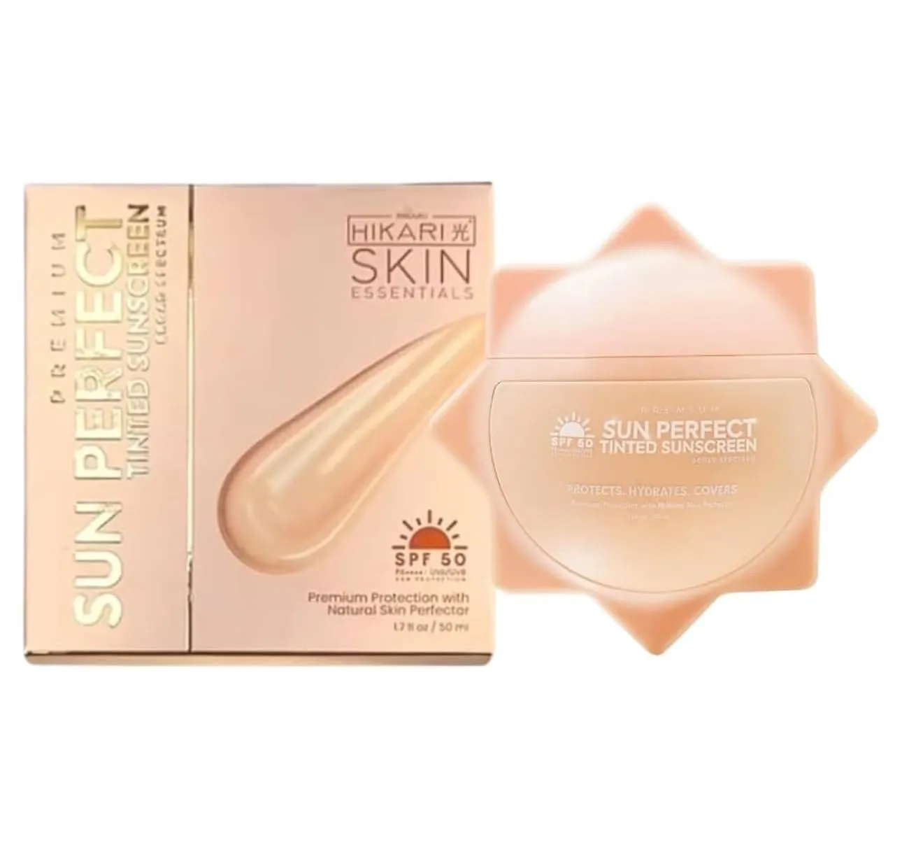 Hikari Skin Premium Sun Perfect Tinted Sunscreen SPF 50-50ml