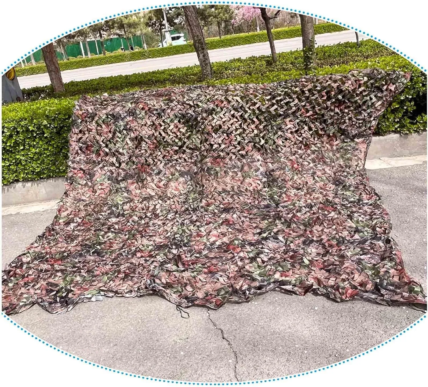 Hunting Camo Netting, Military Mesh 2/3/4/5/6/8/10m, Sunscreen Camouflage Net for Pergola/Garden/Balcony, Outdoor Shade Net,cp-2x6m/6.6 * 19.7ft