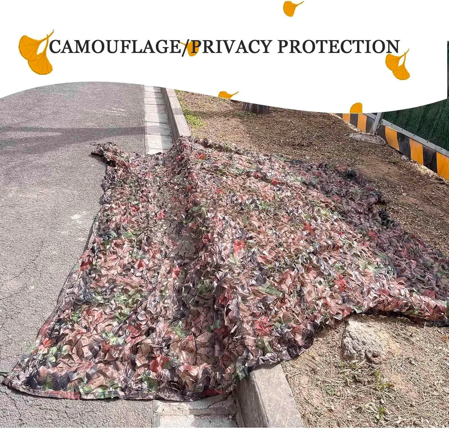 Hunting Camo Netting, Military Mesh 2/3/4/5/6/8/10m, Sunscreen Camouflage Net for Pergola/Garden/Balcony, Outdoor Shade Net,cp-2x6m/6.6 * 19.7ft