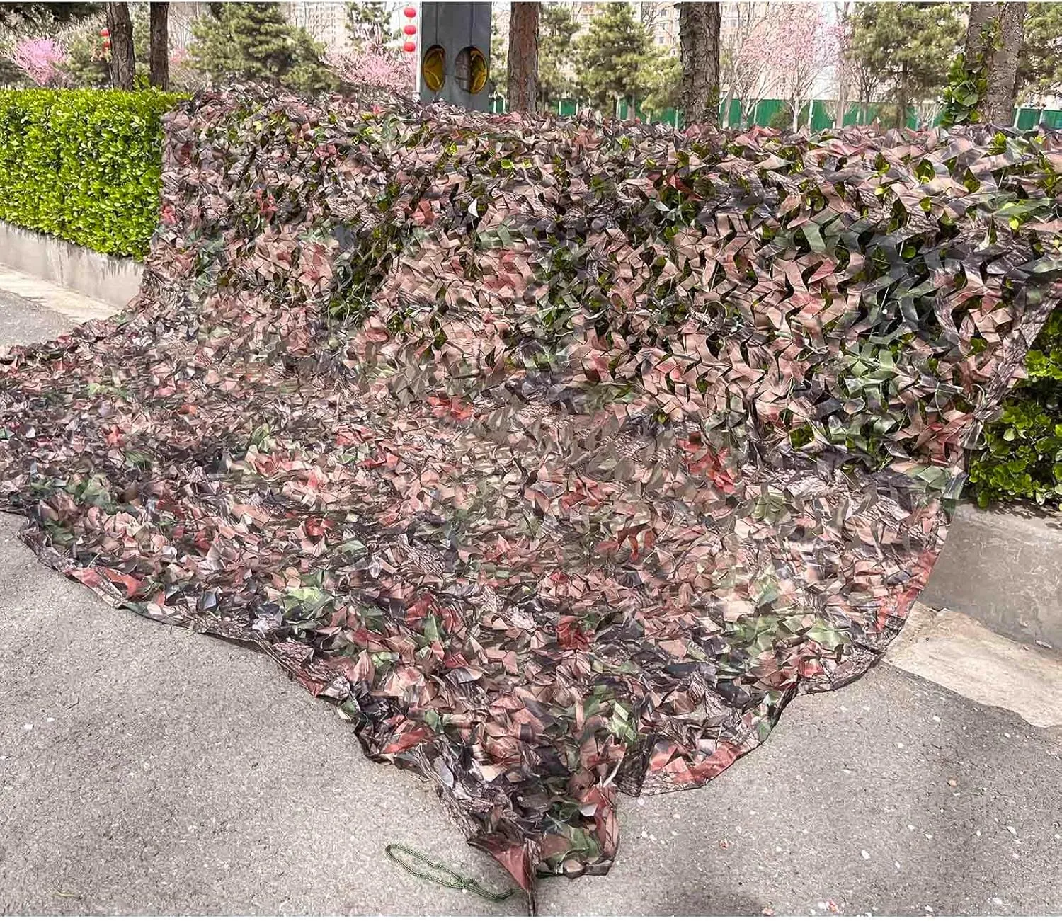 Hunting Camo Netting, Military Mesh 2/3/4/5/6/8/10m, Sunscreen Camouflage Net for Pergola/Garden/Balcony, Outdoor Shade Net,cp-2x6m/6.6 * 19.7ft
