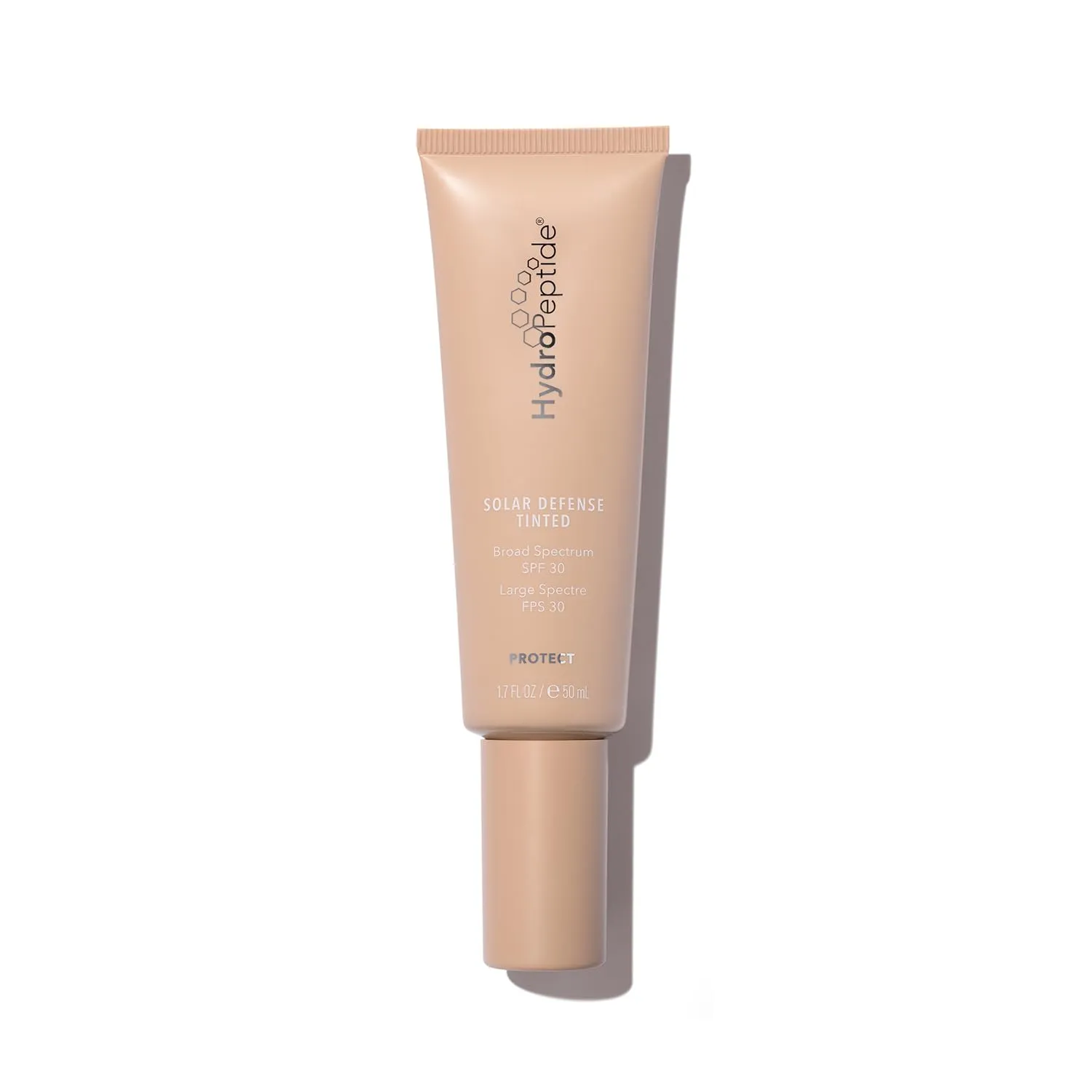 HydroPeptide Solar Defense Tinted Moisturizer with Sunscreen, SPF 30 Face Antioxidant 1.7 Ounce