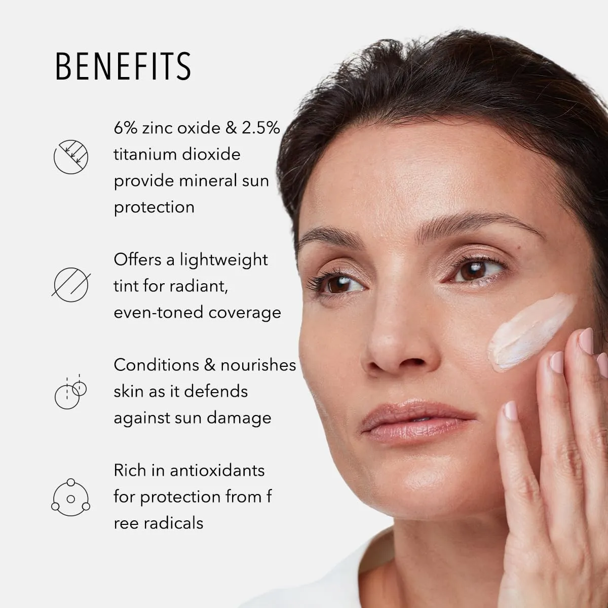 HydroPeptide Solar Defense Tinted Moisturizer with Sunscreen, SPF 30 Face Antioxidant 1.7 Ounce
