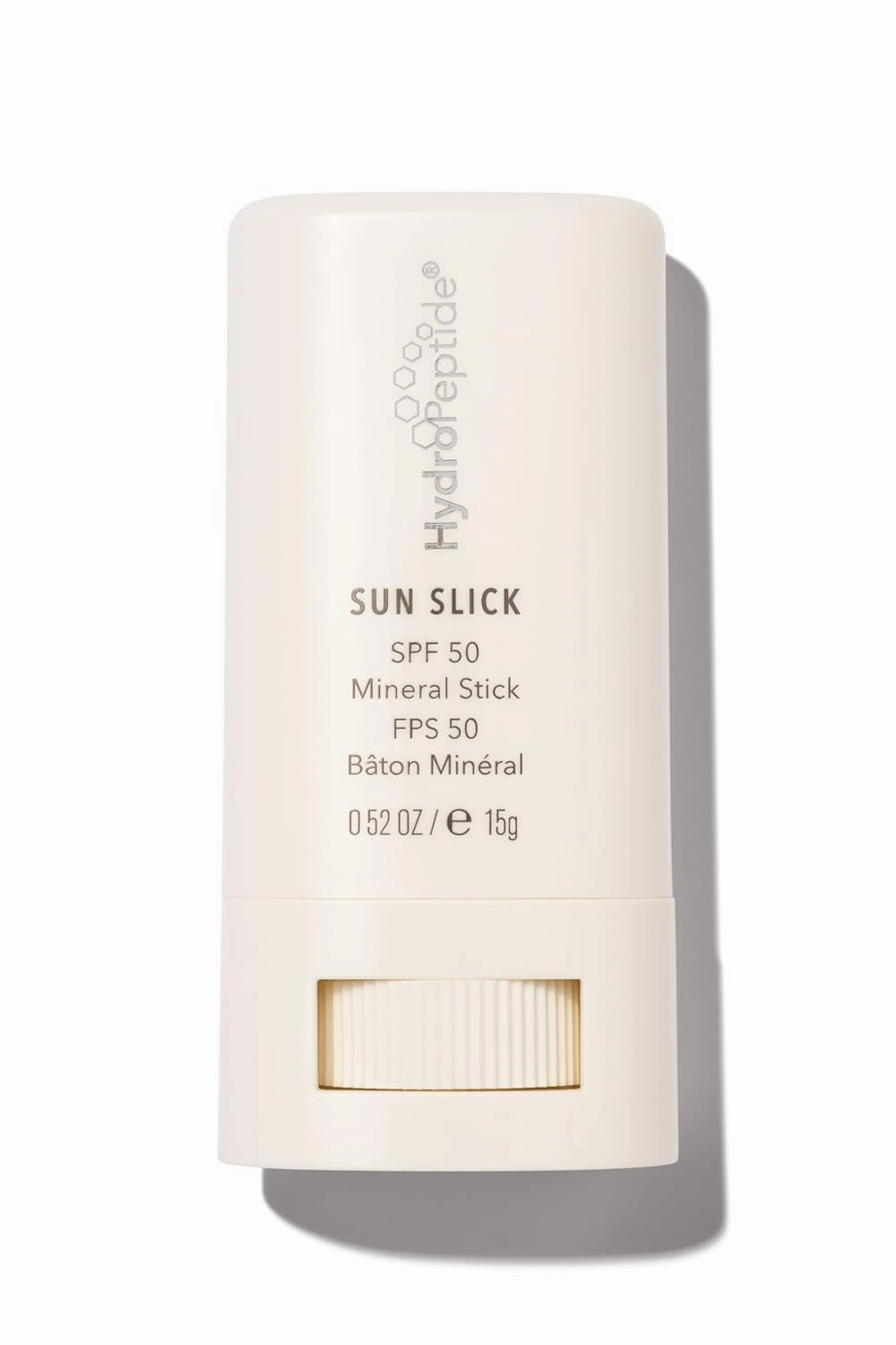 HydroPeptide Sun Slick SPF 50 Mineral Sunscreen Stick with Reparative Peptides, 0.52 Ounce (15g)