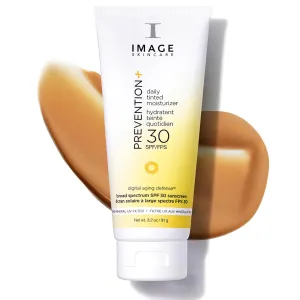 IMAGE Skincare, PREVENTION  Daily Tinted Moisturizer SPF 30 Sunscreen, No White Cast, 3.2oz