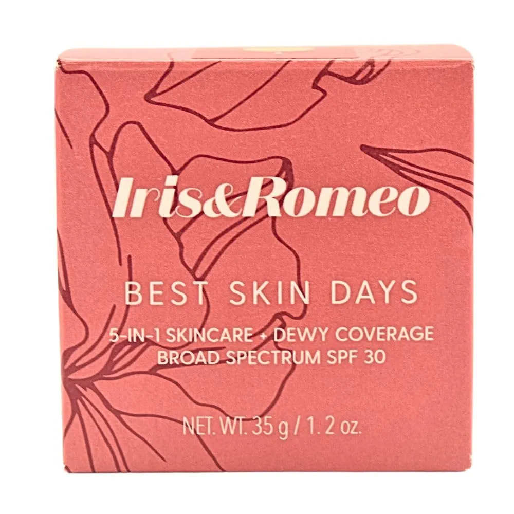 IRIS&ROMEO Best Skin Days SPF30 Whipped Tinted Moisturizer with Vitamin C   Hyaluronic Acid - Shade 3 - Light with Warm Undertones