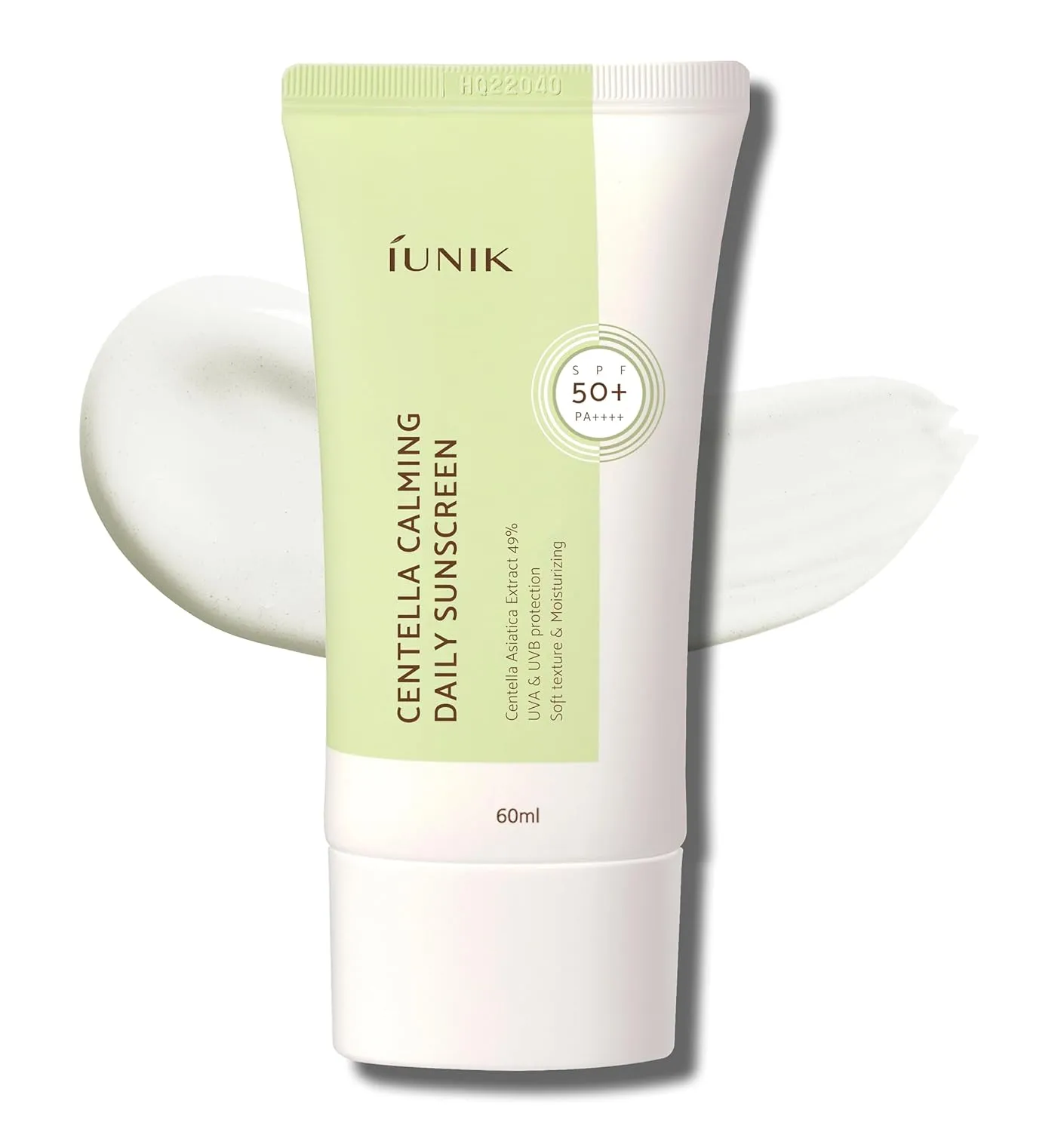 IUNIK Centella Calming Moisture Daily Sunscreen SPF 50  PA     Matte & No White Cast Centella Asiatica Dry Oily Sensitive Vegan Korean Skincare