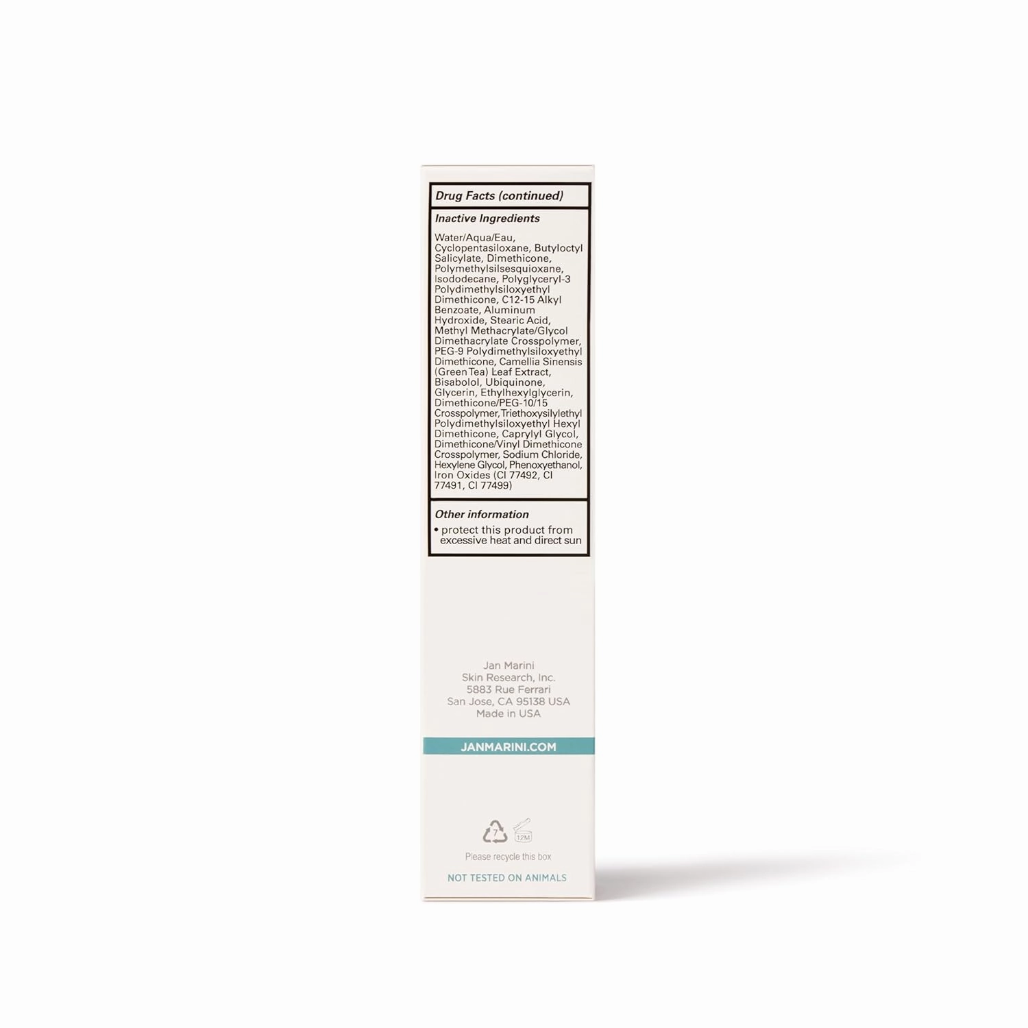 Jan Marini Skin Research Physical Protectant Tinted SPF 45 - Daily Face Protectant Product - Tinted SPF Facial Sunscreen - Sunscreen Aids Against Visible Wrinkles - Fair to Light Skin Tones - 2 oz