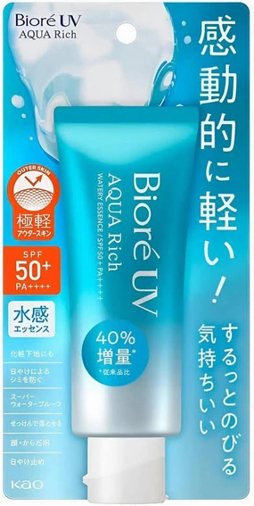 Kao Biore UV Aqua Rich Watery Essence Sunscreen SPF 50  PA     50g