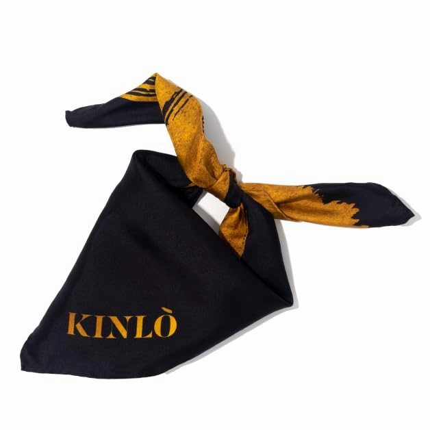 Kinlo Protect Your Melanin Gift Set (Deep) with Neck Scarf | Golden Rays Sunscreen in SPF 50  Tinted Sunscreen for Face with SPF 50 with Black Silk Scarf Gift Set for Women