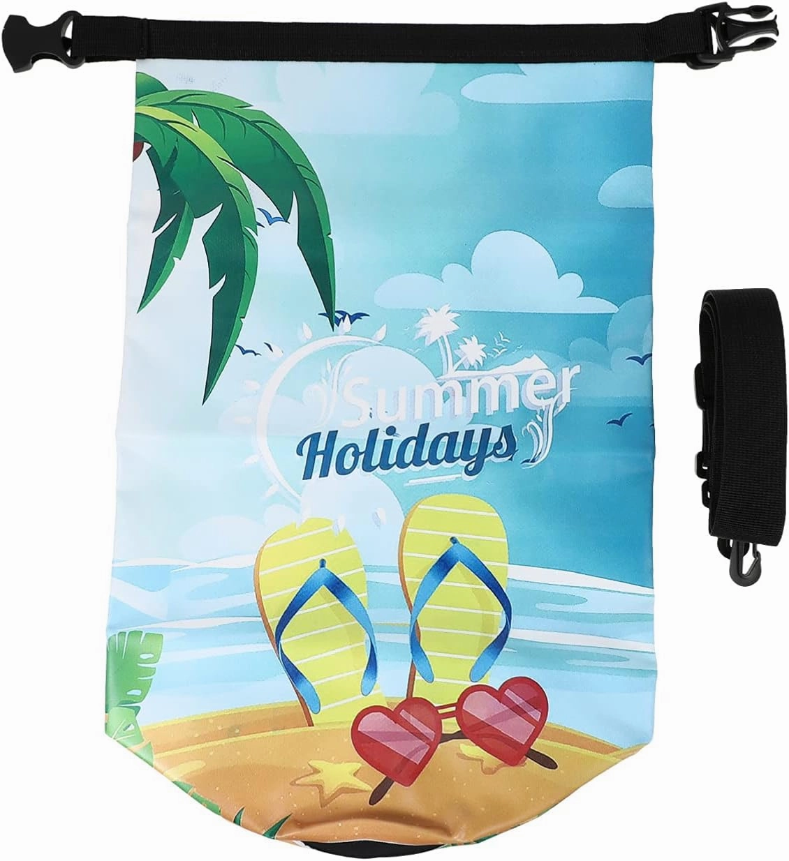 Kisangel Storage Bag for Swimming Beach Rafting Stylish Outdoor Dry Bag for Personal Sunglasses Towels