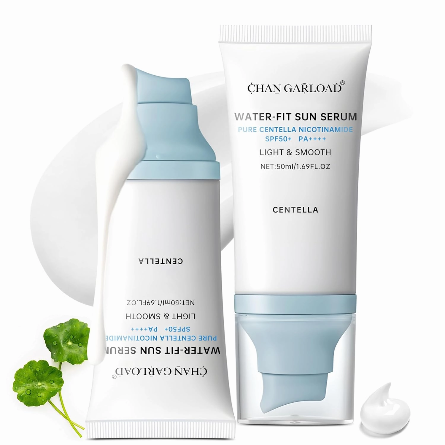 Korean Sunscreen for Face & body， Madagascar Centella Sunscreen SPF 50  ，mineral sunscreen with Tinted Moisturizer & Hyaluronic Acid &Niacinamide, korean skin care sunblock 50ml