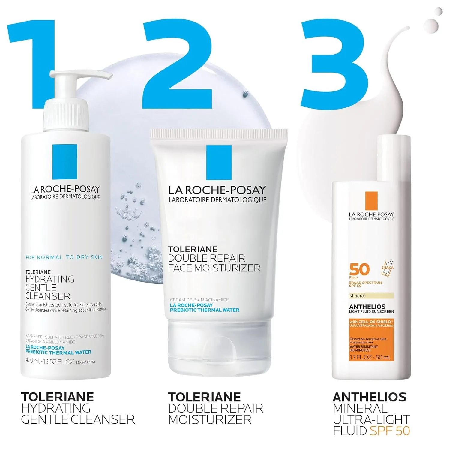 La Roche-Posay Anthelios Tinted Sunscreen SPF 40 , Broad Spectrum SPF   Antioxidants, Titanium Dioxide & Zinc Oxide Sunscreen, 4 Flexible Shades With No White Cast, Oil Free & Oxybenzone Free