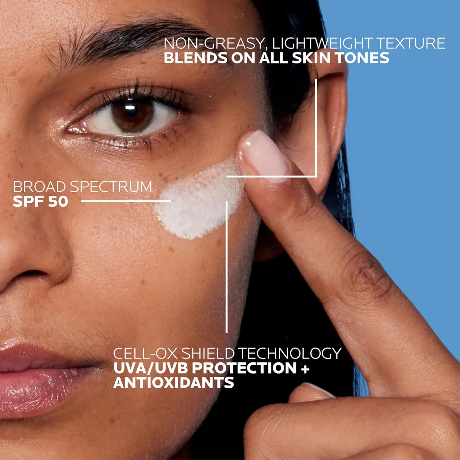 La Roche Posay Anthelios UV Sunscreen SPF 50, Daily Sunscreen for Face in 3 Formulas, UV Tone with Niacinamide, UV Hydra with Hyaluronic Acid, UV Clear with Azelaic Acid, Broad Spectrum Invisible SPF