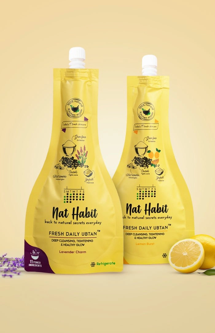 Lemon Burst Daily Ubtan   Lavender Charm Daily Ubtan
