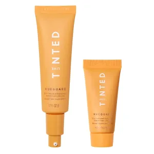 Live Tinted Hueguard: 3-in-1 Travel Duo - Mineral Sunscreen, Moisturizer, & Primer for Face and Body - Hydrate and Protect the Skin Year Round - SPF 30 to Protect Against UVA/UVB Rays