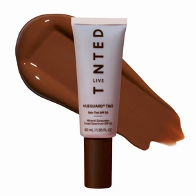 Live Tinted Hueguard Skin Tint SPF 50 - Tinted Mineral Sunscreen with Light-Medium Buildable Coverage With a Hydrating and Radiant Finish - Water and Sweat Resistant, 1.35 fl oz - Shade 02