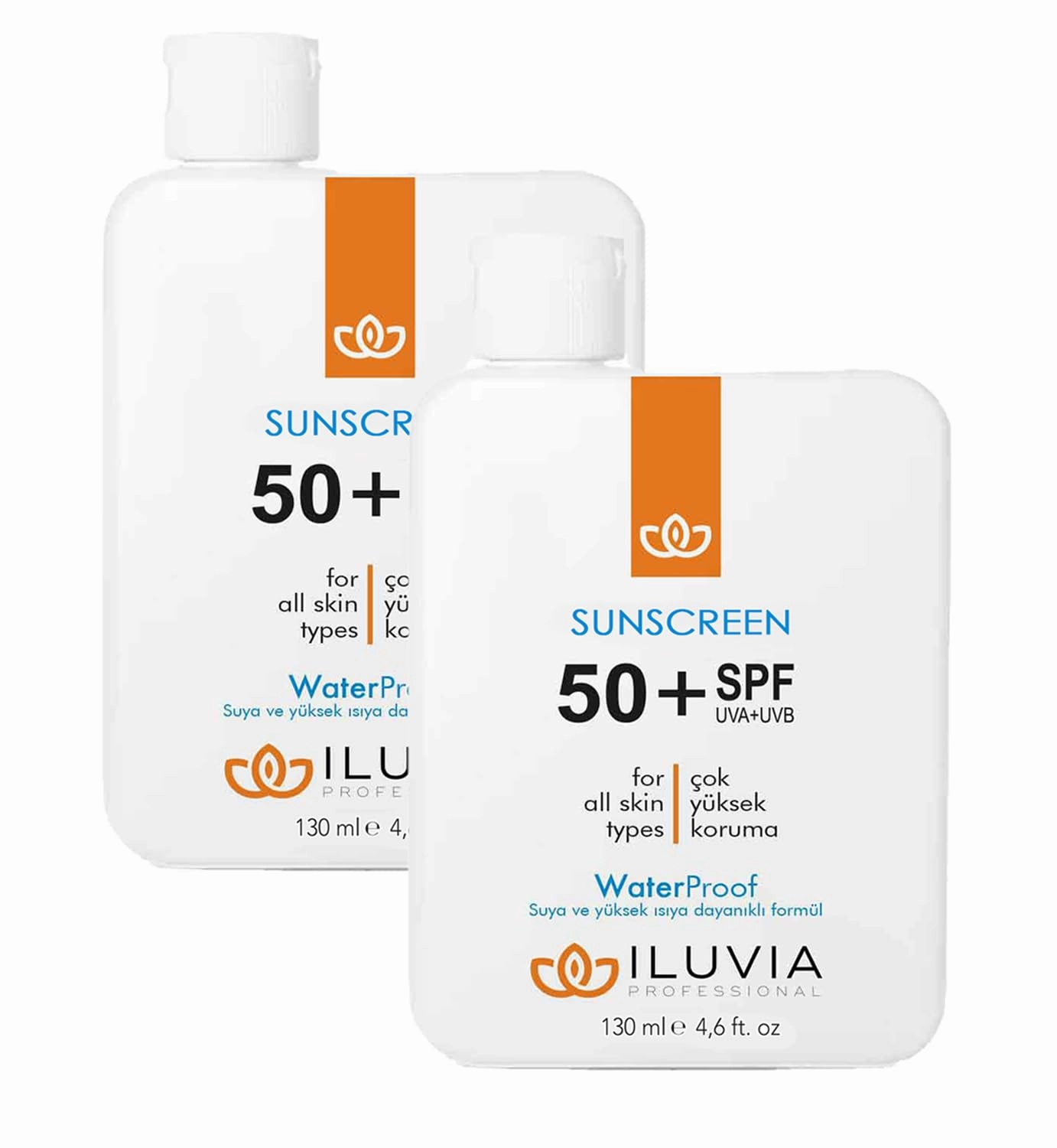 luvia SPF 50 Sunscreen Cream with Zinc Oxide - Pack of 2, 4.6 oz Tubes Each: Your Ultimate Sun Protection Bundle
