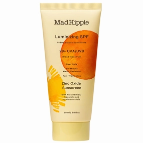 Mad Hippie Luminizing SPF 29 , Zinc Oxide Sunscreen, Reef-Safe Face Cream with Niacinamide & Hyaluronic Acid, 2 Oz