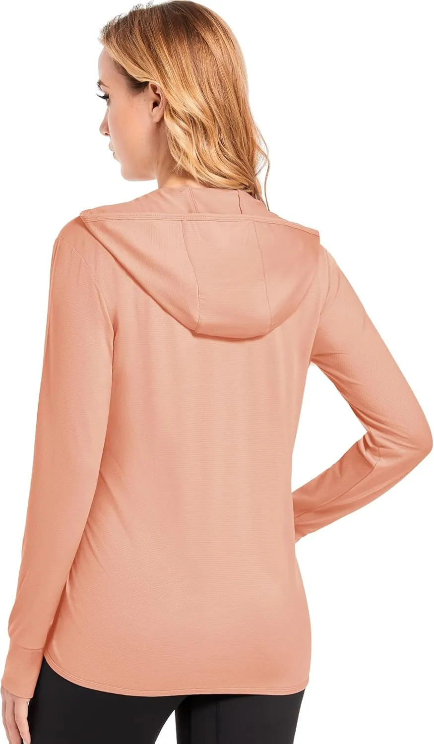 MAGCOMSEN Women's UPF 50  Sun Protection Jacket Long Sleeve Zip Up Cooling Lightweight Hoodie Hiking Shirt