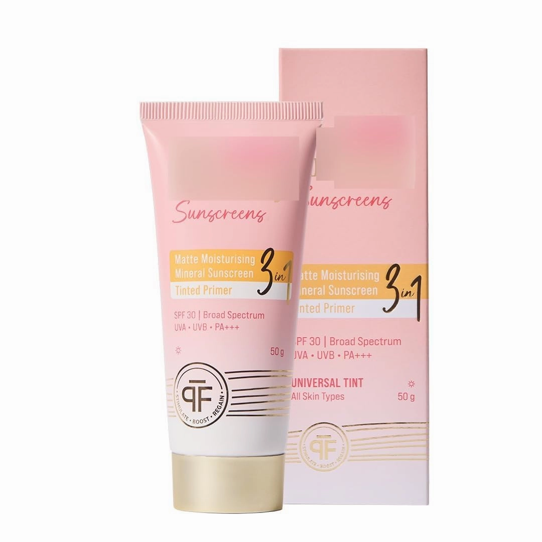 Matte Moisturising Mineral Tinted Sunscreen 50 g | SPF 30 PA    Broad Spectrum UVA UVB Protection | Zinc Oxide & Shea Butter | for Oily, Sensitive & all skin, Beige