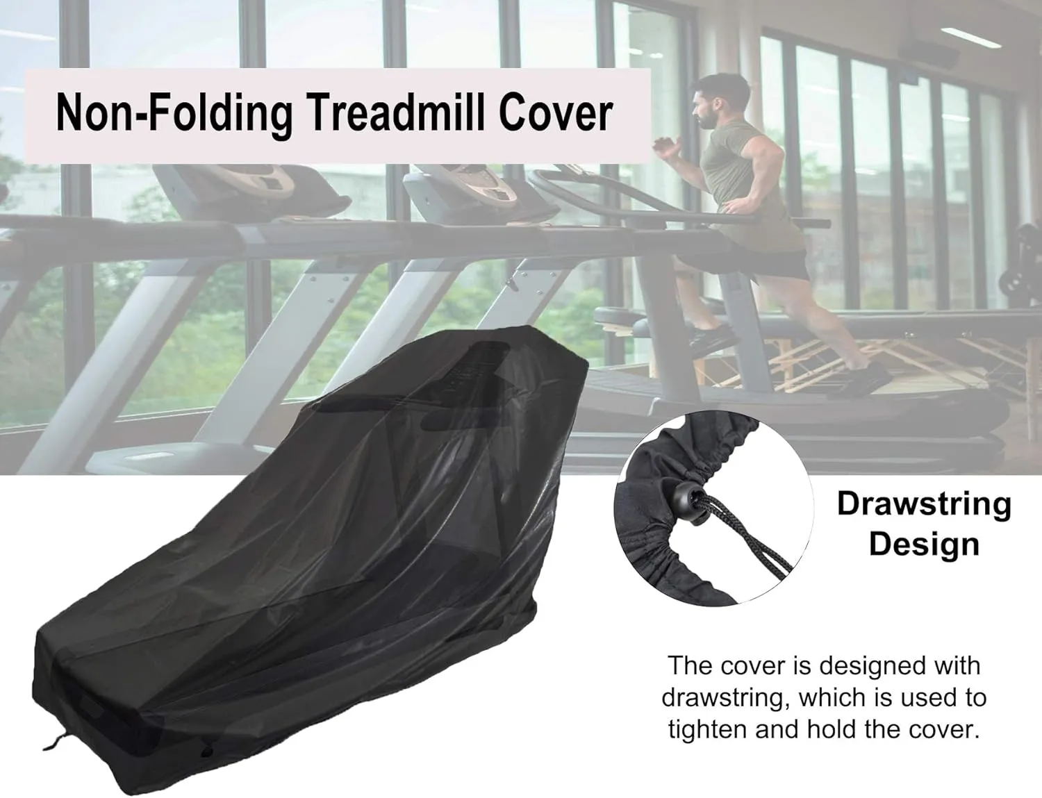 MaWGcowerd Folding Treadmill Cover - Dustproof and Waterproof Oxford Cloth Sunscreen Cover