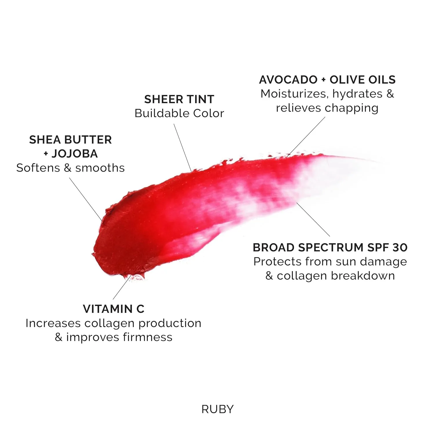 MDSolarSciences Tinted Lip Balm SPF 30, Sheer Hydrating Lip Sunscreen –Vegan, Gluten Free Lip with Naturally Moisturizing Shea Butter and Avocado Oil