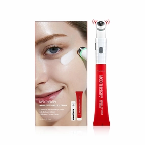 MEDITHERAPY Wrinkle-fit Tangle Eye Cream, Chargable Device Tip   Protein Collagen EyeCream, All-in-One Under Eye Treatment, 0.67 fl oz, Eye Massager (Cream Device)