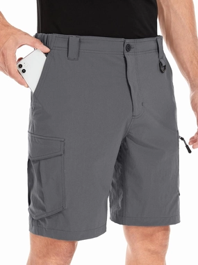 Mens Cargo Shorts, Lightweight Hiking Shorts for Men, Multi-Pocket Quick Dry Fishing ShortsFor Golf,Camping, Travel