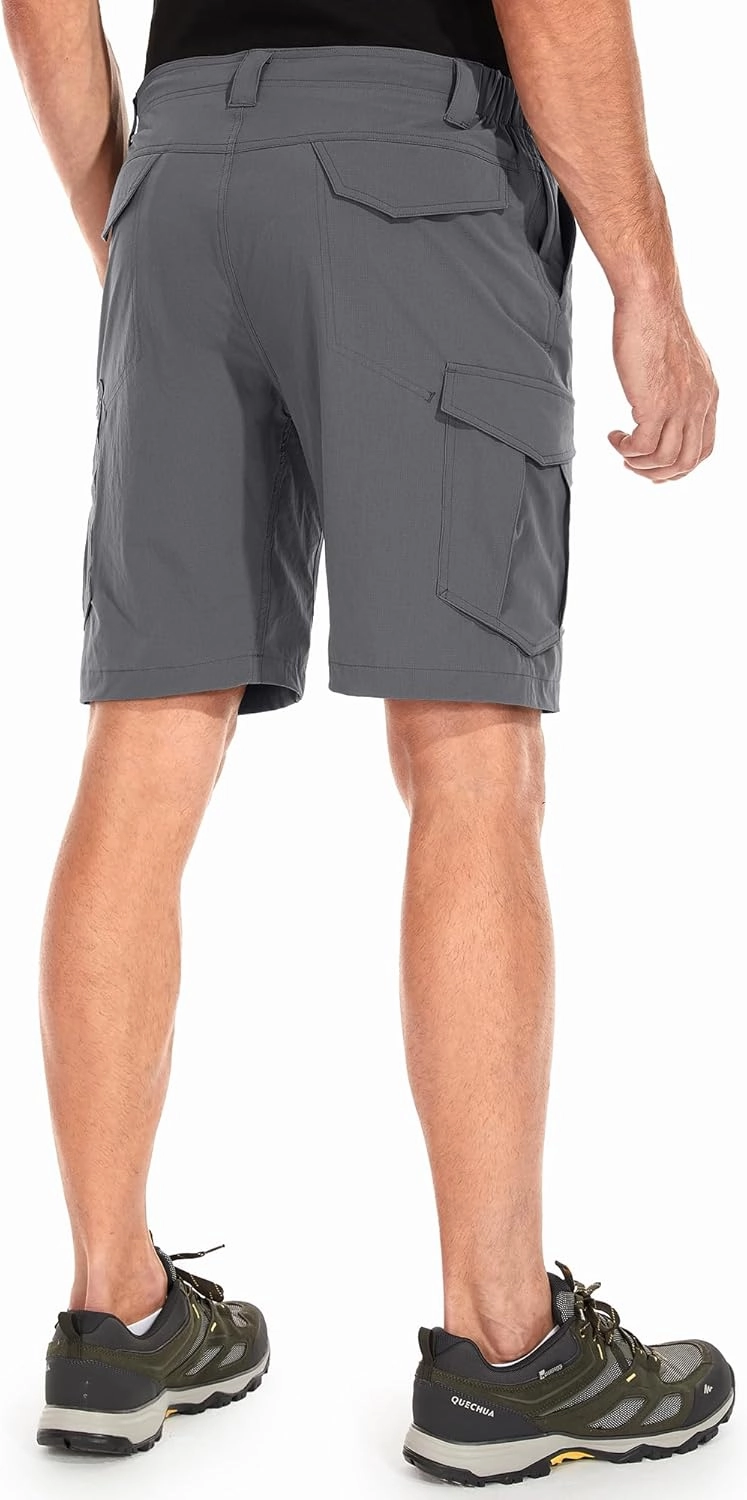 Mens Cargo Shorts, Lightweight Hiking Shorts for Men, Multi-Pocket Quick Dry Fishing ShortsFor Golf,Camping, Travel