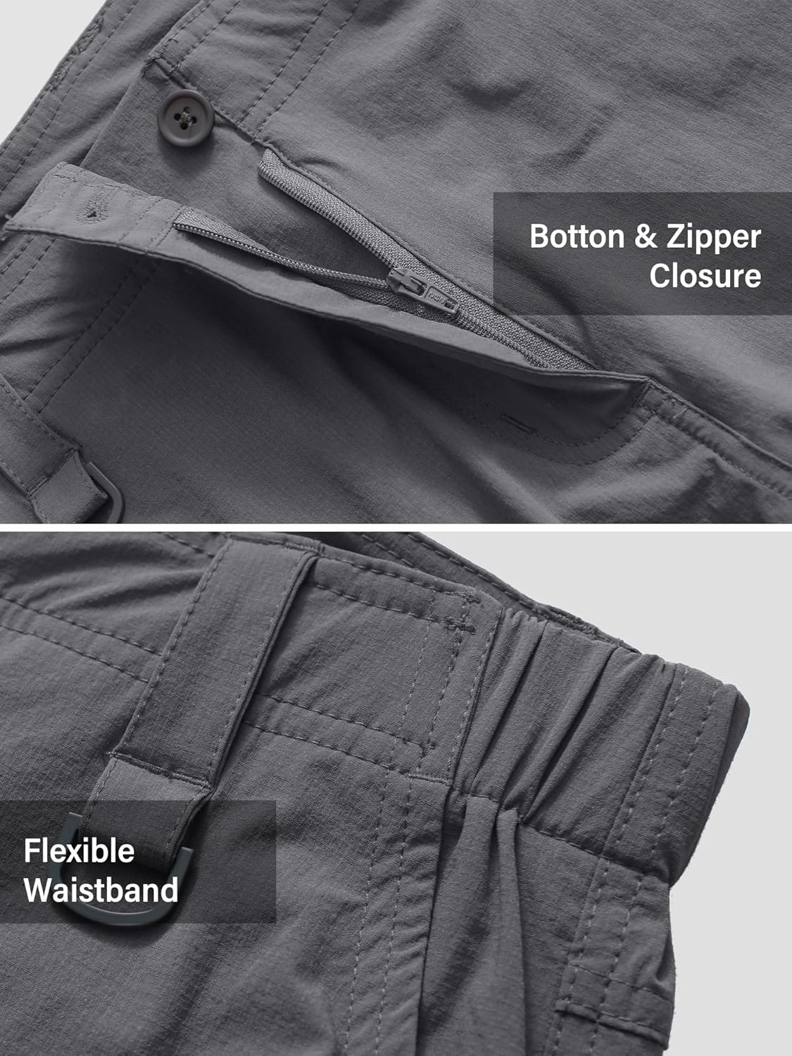 Mens Cargo Shorts, Lightweight Hiking Shorts for Men, Multi-Pocket Quick Dry Fishing ShortsFor Golf,Camping, Travel