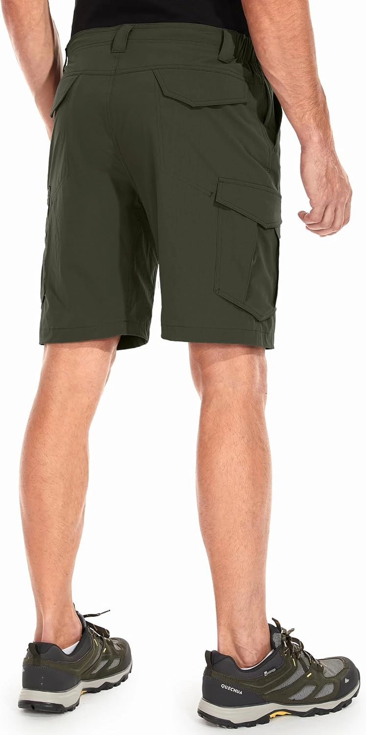 Mens Cargo Shorts, Lightweight Hiking Shorts for Men, Multi-Pocket Quick Dry Fishing ShortsFor Golf,Camping, Travel