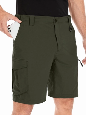 Mens Cargo Shorts, Lightweight Hiking Shorts for Men, Multi-Pocket Quick Dry Fishing ShortsFor Golf,Camping, Travel