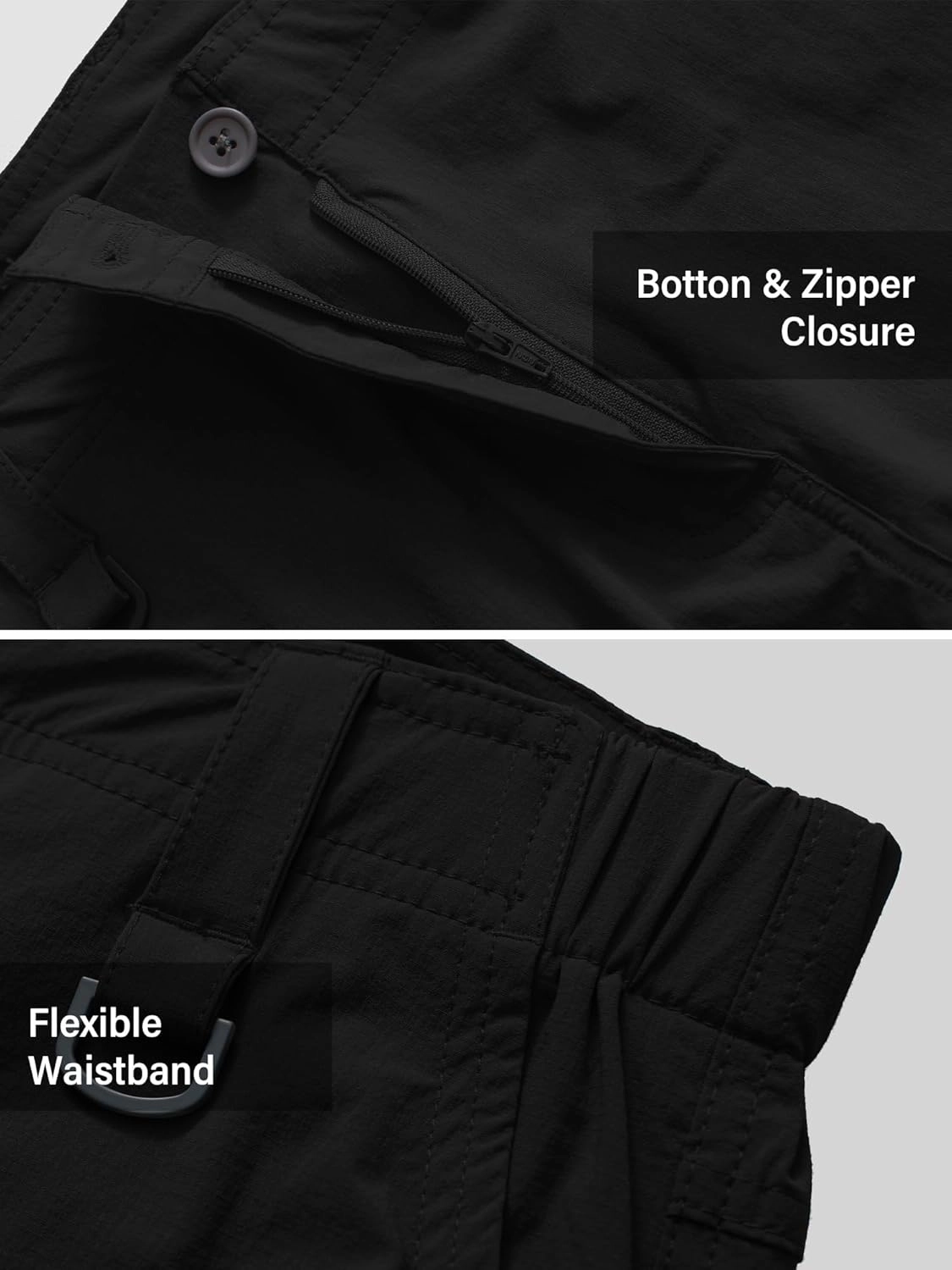 Mens Cargo Shorts, Lightweight Hiking Shorts for Men, Multi-Pocket Quick Dry Fishing ShortsFor Golf,Camping, Travel