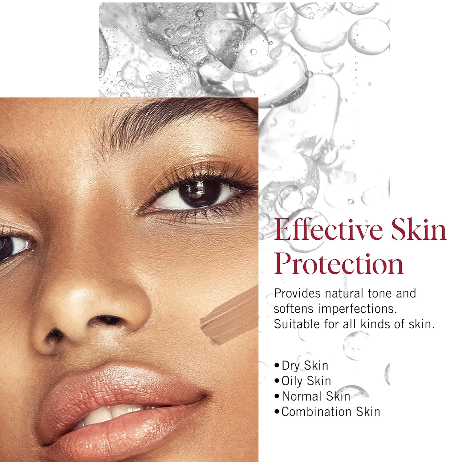Mineral Sunscreen SPF 50  - 100ml Deep Tint Sunscreen, No White Residue For Skin Types - Protect from Sun damage, Aging - Hydrating, Non-Comedogenic, Cruelty-Free