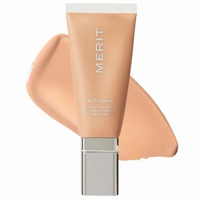 M𝔼RIT - The Uniform Tinted Mineral Sunscreen Broad Spectrum SPF 45, Fragrance Free, Non-Comedogenic, Lightweight, buildable, oil-free - Color: (22 - light neutral-cool) - Size: (1.7 oz/50 mL)