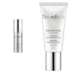 Natura Bissé Diamond Glyco Extreme Peel & Diamond Luminous Tinted SPF 40 Sunscreen Bundle, Advanced Exfoliation & Protection for Radiant, Rejuvenated Skin, 1 oz/1 oz
