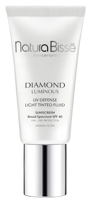 Natura Bissé Diamond Luminous Tinted SPF 40 | Broad Spectrum Tinted Sunscreen | Protects, Brightens & Corrects | Adapts to most skin tones, 1 Oz